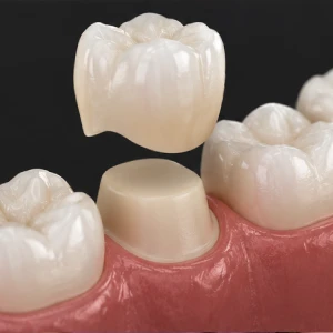 Dental crown restoration for damaged teeth in Garden City